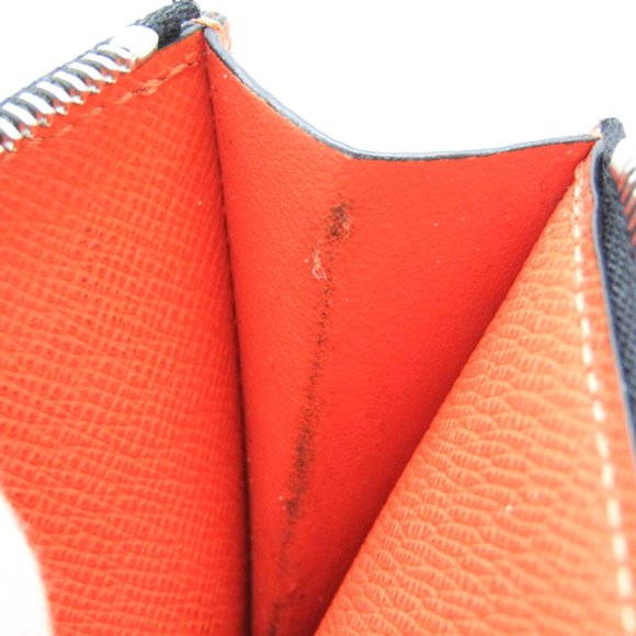 Louis Vuitton Taigarama Coin Card Holder M30465 Taigarama Card Case Orange - Picture 10 of 11